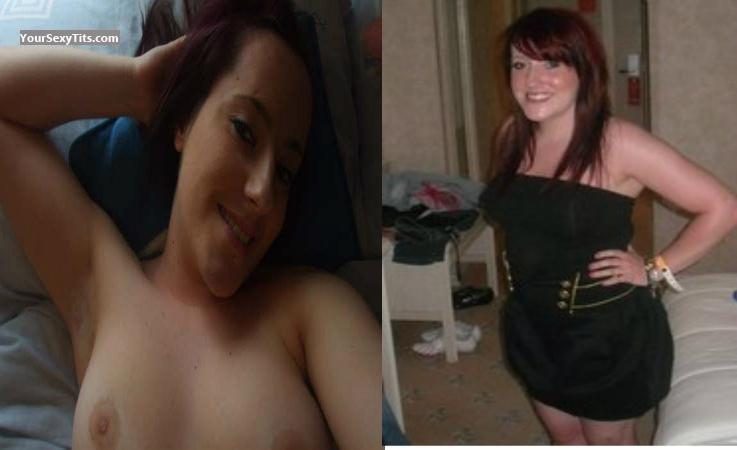 Tit Flash: My Medium Tits (Selfie) - Topless Stacey from United Kingdom